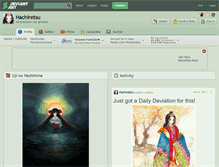 Tablet Screenshot of hachiretsu.deviantart.com