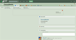 Desktop Screenshot of foreverblanket.deviantart.com