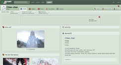 Desktop Screenshot of chloe--chan.deviantart.com