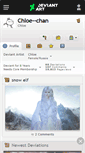 Mobile Screenshot of chloe--chan.deviantart.com