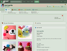 Tablet Screenshot of berrysprite.deviantart.com