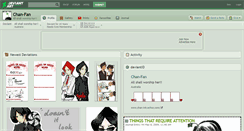 Desktop Screenshot of chan-fan.deviantart.com