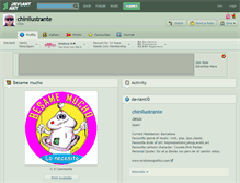 Tablet Screenshot of chinilustrante.deviantart.com