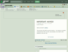 Tablet Screenshot of nueva-paz.deviantart.com
