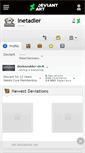 Mobile Screenshot of inetadler.deviantart.com