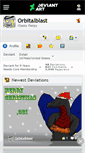 Mobile Screenshot of orbitalblast.deviantart.com