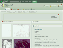 Tablet Screenshot of bigtimecrush.deviantart.com