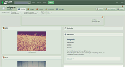 Desktop Screenshot of hvitperle.deviantart.com