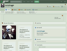 Tablet Screenshot of mentalhaggis.deviantart.com