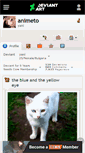 Mobile Screenshot of animeto.deviantart.com