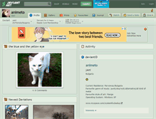 Tablet Screenshot of animeto.deviantart.com