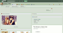 Desktop Screenshot of konzen-x-goku.deviantart.com