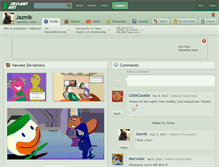 Tablet Screenshot of jazmik.deviantart.com