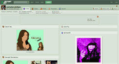 Desktop Screenshot of cemeterykitten.deviantart.com