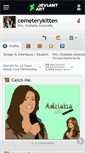 Mobile Screenshot of cemeterykitten.deviantart.com