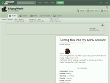Tablet Screenshot of allypopweshi.deviantart.com