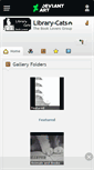 Mobile Screenshot of library-cats.deviantart.com