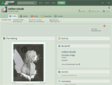 Tablet Screenshot of cotton-clouds.deviantart.com