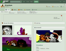 Tablet Screenshot of kiruexkyra.deviantart.com