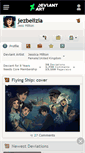 Mobile Screenshot of jezbelizia.deviantart.com