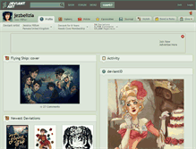 Tablet Screenshot of jezbelizia.deviantart.com