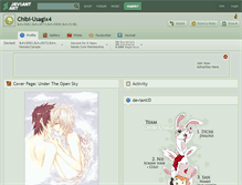 Tablet Screenshot of chibi-usagix4.deviantart.com