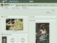 Tablet Screenshot of fanou33.deviantart.com