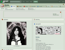 Tablet Screenshot of perhin.deviantart.com