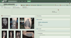 Desktop Screenshot of gothic-embrace666.deviantart.com