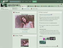 Tablet Screenshot of capturethemagic.deviantart.com