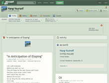 Tablet Screenshot of hang-yourself.deviantart.com