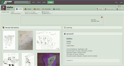 Desktop Screenshot of kliefox.deviantart.com