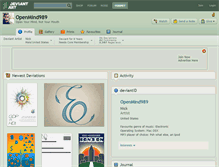 Tablet Screenshot of openmind989.deviantart.com