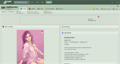 Desktop Screenshot of matthewism.deviantart.com