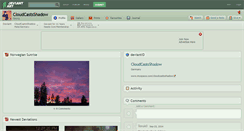 Desktop Screenshot of cloudcastsshadow.deviantart.com