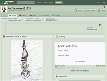 Tablet Screenshot of antisacrament21221.deviantart.com