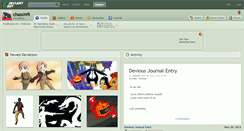Desktop Screenshot of chaoswr.deviantart.com