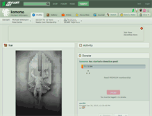 Tablet Screenshot of komoras.deviantart.com