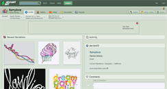 Desktop Screenshot of itsmylove.deviantart.com