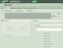 Tablet Screenshot of bjmcentral.deviantart.com