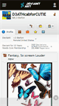 Mobile Screenshot of d3athcabforcutie.deviantart.com