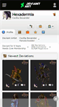 Mobile Screenshot of hexadermia.deviantart.com