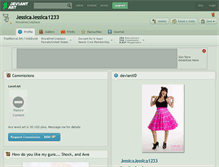 Tablet Screenshot of jessicajessica1233.deviantart.com