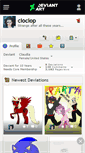 Mobile Screenshot of cloclop.deviantart.com