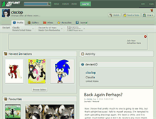 Tablet Screenshot of cloclop.deviantart.com