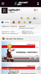 Mobile Screenshot of kgifted91.deviantart.com