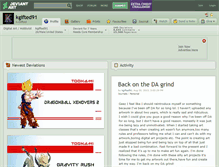 Tablet Screenshot of kgifted91.deviantart.com