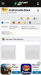 Mobile Screenshot of andromeda-black.deviantart.com