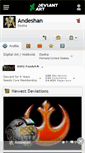 Mobile Screenshot of andeshan.deviantart.com
