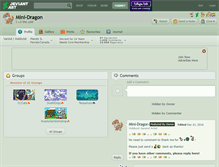 Tablet Screenshot of mini-dragon.deviantart.com